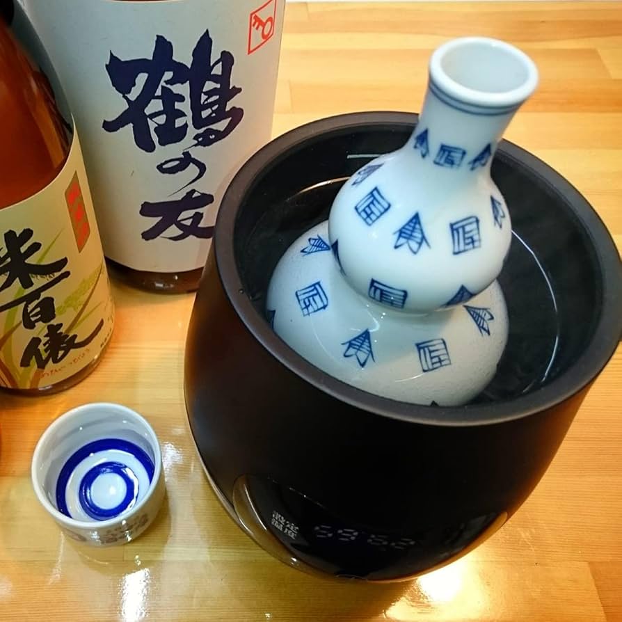 Amazon | 電気酒燗器 酒かん器 湯煎式 日本酒 電気 熱燗器 お燗